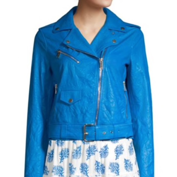Michael Kors Jackets & Blazers - NEW! Michael Kors Leather Moto Jacket
